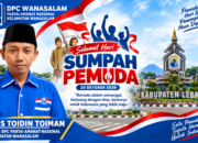 Ketua DPC PAN Wanasalam, Aris Toidin Toimam, Ucapkan Selamat Hari Sumpah Pemuda ke-98: “Pemuda Bergerak, Wanasalam Maju Bersama”